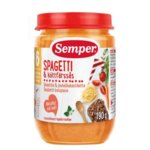 Semper Бебешко пюре Спагети с месо 6+ 190 гр.